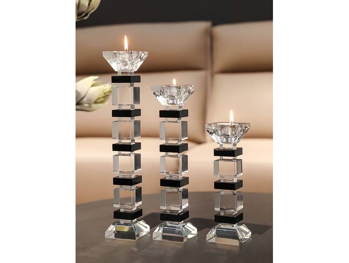 Chandelier en cristal de haute qualité, porte-bougie décoratif, dîner romantique à la chandelle, support à bougies, ornement