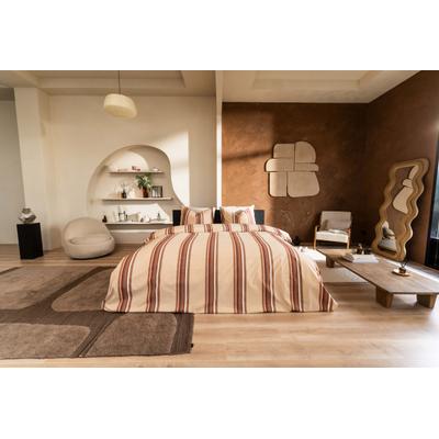 Bettwäsche KAYORI "Agui", beige (natur), B/L: 155cm x 220cm, 1 Stk., 1 Stk., Lyocell, B/L: 80cm x 80cm, 2 Stk., Lyocell, Obermaterial: 100% Baumwolle, Bettwäsche, Bettwäsche, 100% Tencel