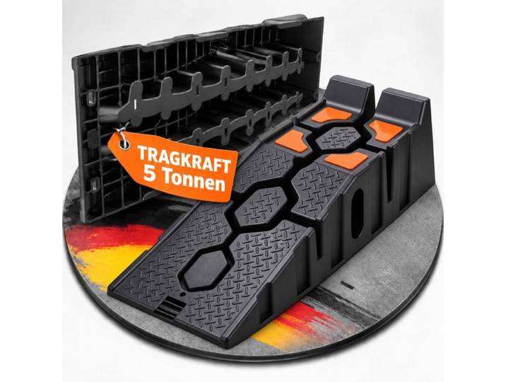 Relaxdays Auffahrrampe Überfahrschutz 2er Set
