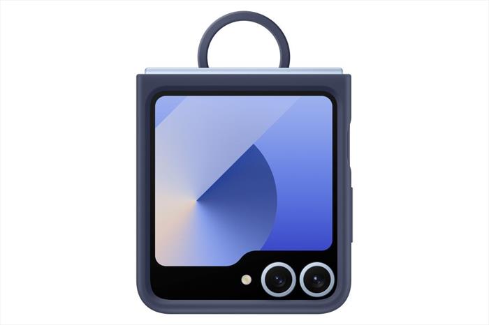 Samsung Custodia Silicone Case Per Galaxy Z Flip 6-navy