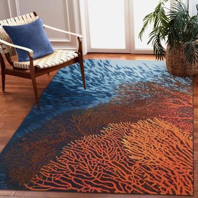 Lush Decor Marina Coral Indoor/Outdoor Rug