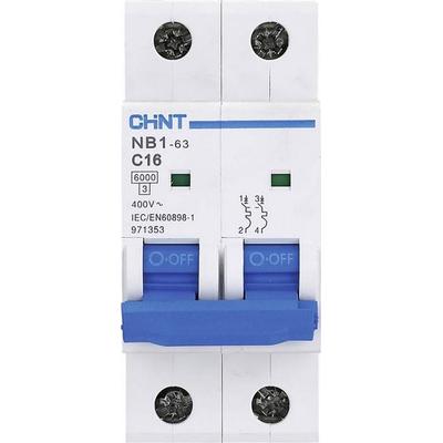 Chint 179658 NB1L Leitungsschutzschalter 2polig 16A