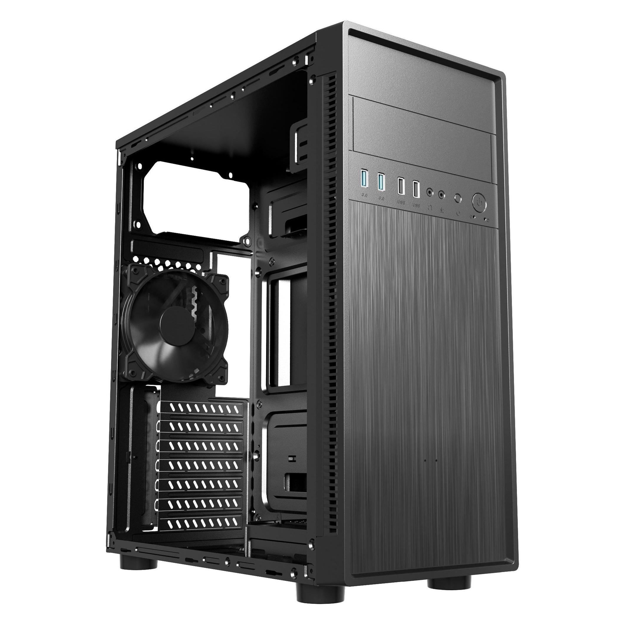 Gembird Computer office case Fornax 160 (ATX, mATX, Mini-ITX) (CCC-FC-160)