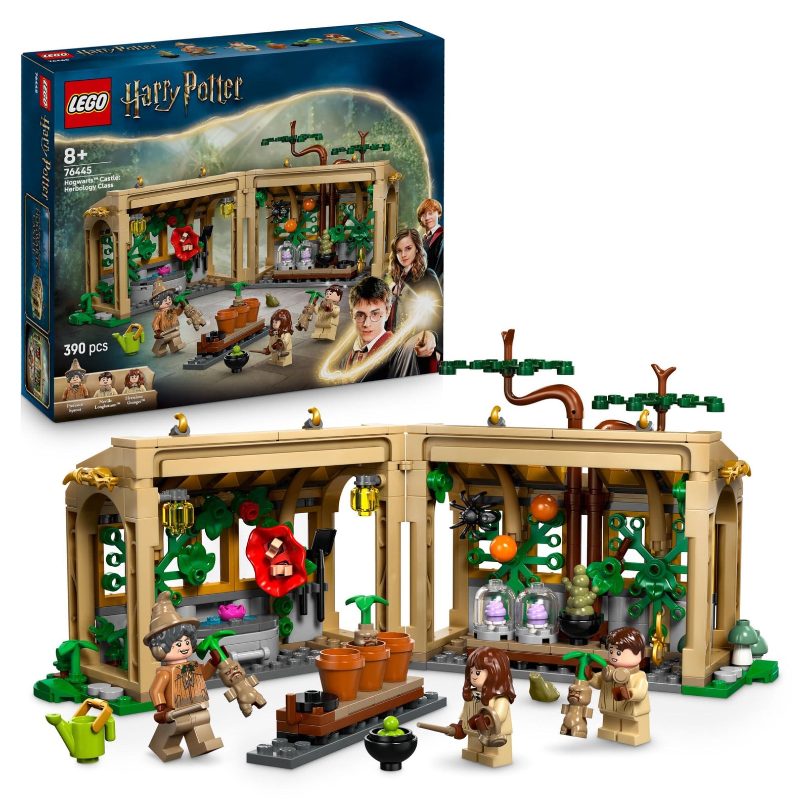 LEGO Harry Potter De les in kruidenkunde op Kasteel Zweinstein 76445