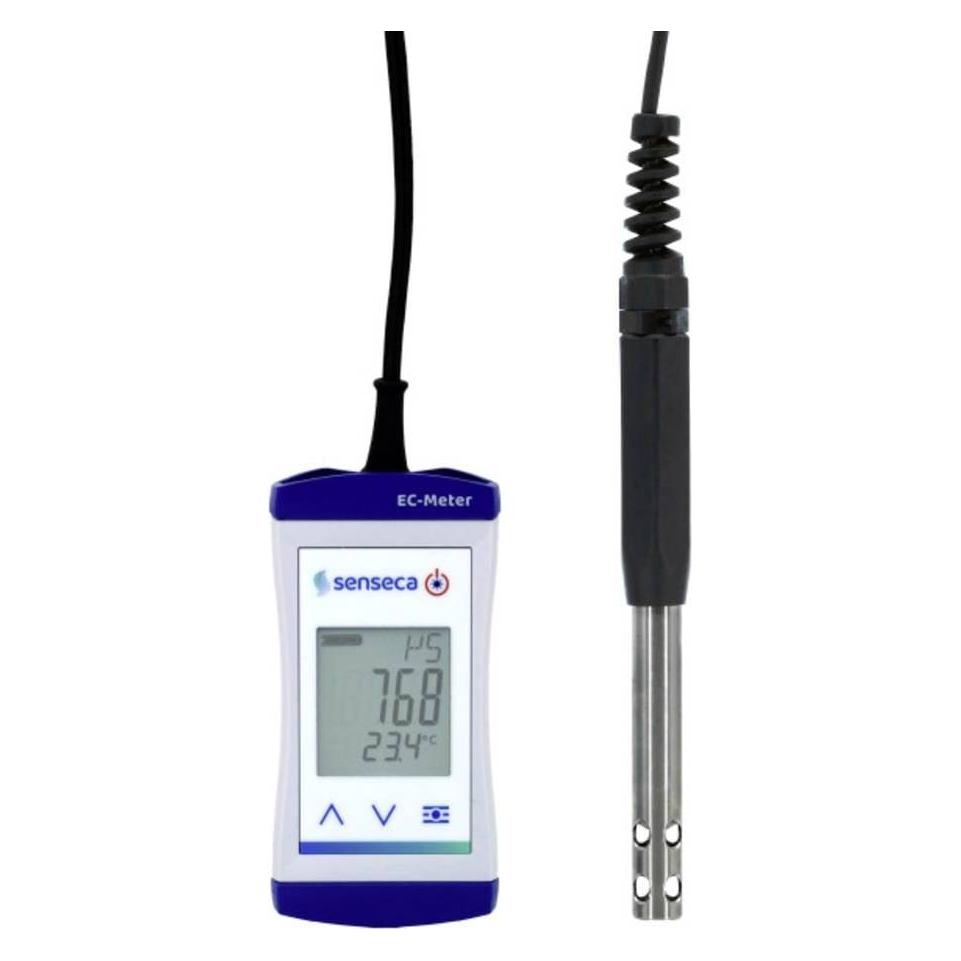Senseca ECO 523 Leitfähigkeits-Messgerät Leitfähigkeit, Temperatur, Sauerstoff, Widerstand (Leitfähigkeitsmessgerät, Sauerstoffmessgerät) (486760)