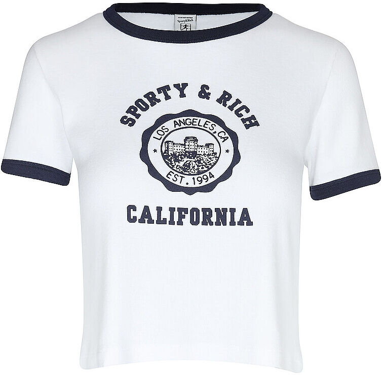 SPORTY & RICH T-Shirt  weiss   XS XS