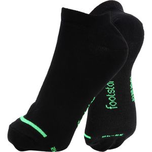 Footstar Socken Neon Glow, schwarz, 8 Paar, Sneaker Socken, Baumwolle, Größe 39 - 42