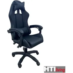 HTI-Living Krit, Gaming Stuhl, Schwarz
