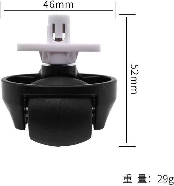 INF Roue pivotante de rechange pour aspirateur robot Xiaomi Roborock S8/S8+