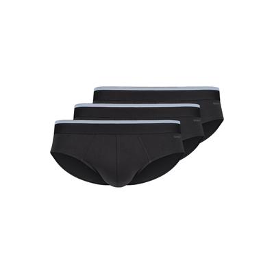 Slip SKINY "Slip Brasil-Slips Cotton Multipack 3er Pack", Herren, Gr. L, schwarz, Obermaterial: 95% Baumwolle CO. 5% Elasthan EL., Unterhosen Slip