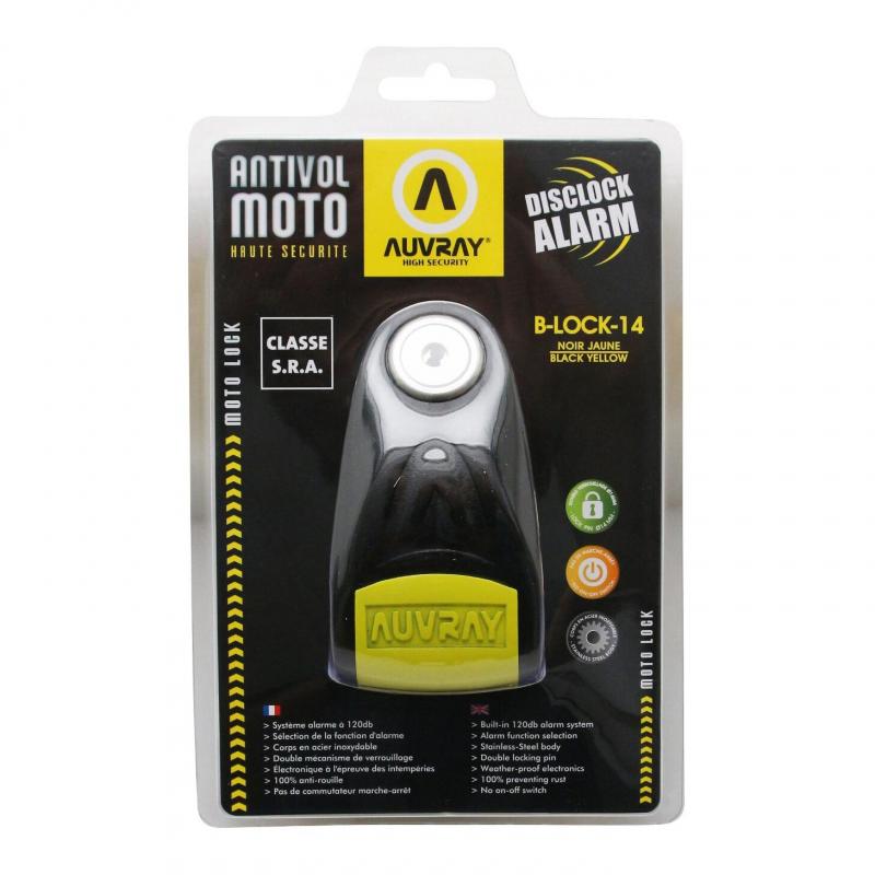Bloque disque Auvray B-Lock 14 Noir Système Alarme SRA
