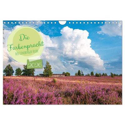 Die Farbenpracht der Lüneburger Heide (Wandkalender 2026 DIN A4 quer), CALVENDO Monatskalender