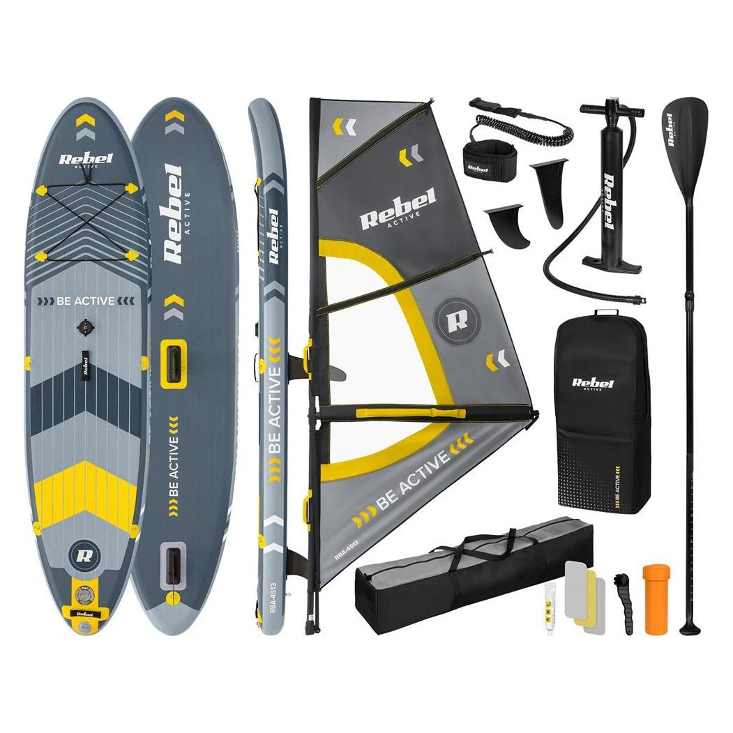 Rebel Deska ACTIVE SUP windsurfing inflacyjny zestaw 305x76x15 (RBA-4513)