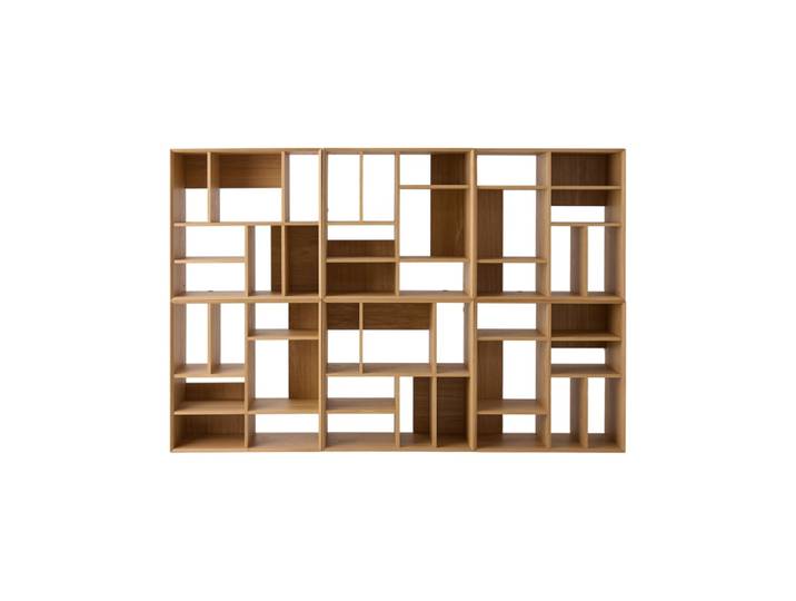 Etagère 6 modules effet bois h160