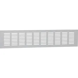 Lüftungsblech Alu 400x80mm Alu-eloxiert EV1