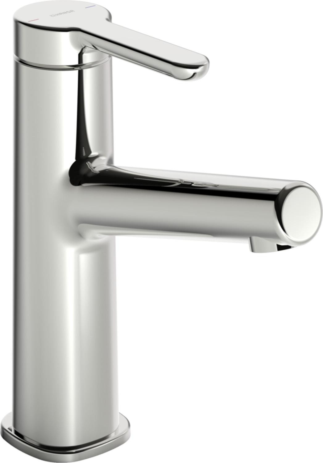 Hansa HANSADESIGNO Style enkeldraaikraan wastafelmengkraan, chroom, uitval 128 mm, DN15, waterbesparend
