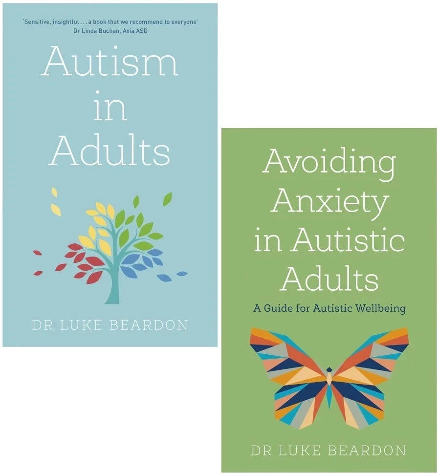 Sheldon Press Luke Beardon 2 Books Collection Set - Avoiding Anxiety in Autistic Adults & Autism in Adults - Non Fiction Paperback - Autism Wellbeing Guides