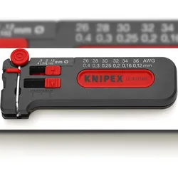 KNIPEX Mini-Abisolierwerkzeug, 100 mm, SB Verpackung