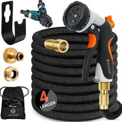 KESSER® Premium Gartenschlauch Flexibler Wasserschlauch dehnbarer Flexischlauch