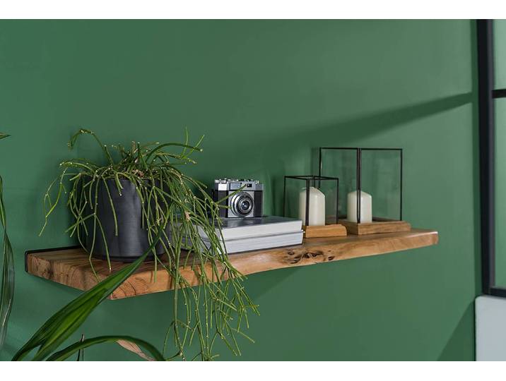 Wandboard Massivholz Akazie, lackiert Braun/Akazie 110cm
