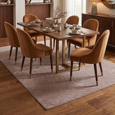 ECARPETGALLERY Somos Modern Machine Washable Area Rug