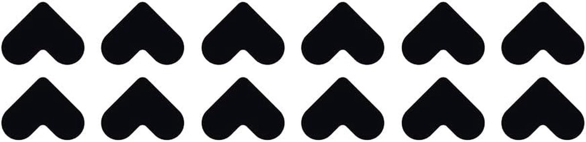 12 stuks Antislip Tapijtgrippers - Dubbelzijdig - Grijs
