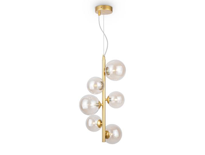 Suspension Dallas - Type G Ø 29cm Doré Verre coloré / Métal mixte G9