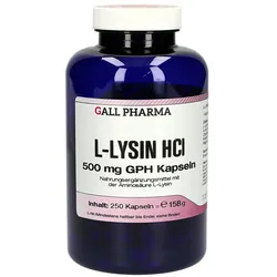 L-lysin 500 mg Kapseln 250 St