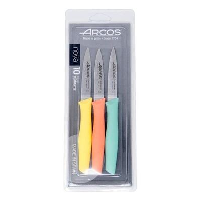 Arcos Nova-Serie pastellfarbenes Küchenmesserset