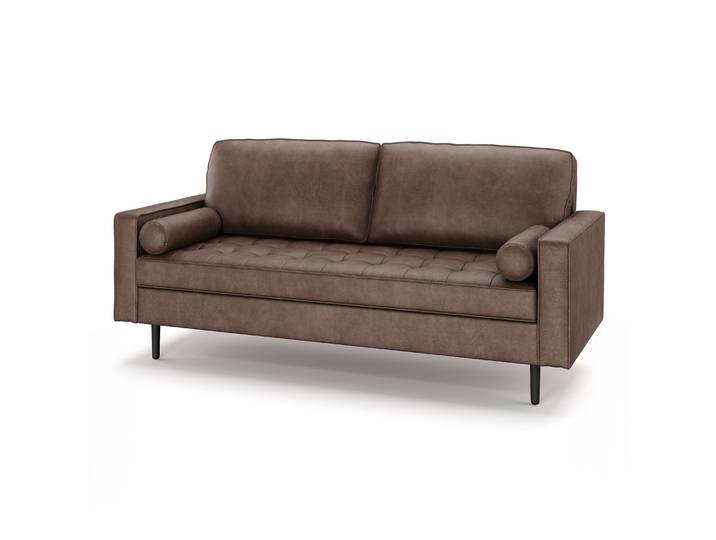 Sofa Leder OLIVER braun