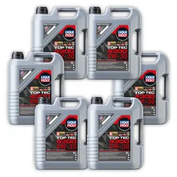 6x Motoröl LIQUI MOLY 3741 Top Tec 4300 5W-30 Motorenöl Leichtlauf Motor Öl 5 Liter