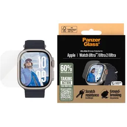 PanzerGlass Displayschutz Apple Watch Ultra 2 Ultra-Wide Fit