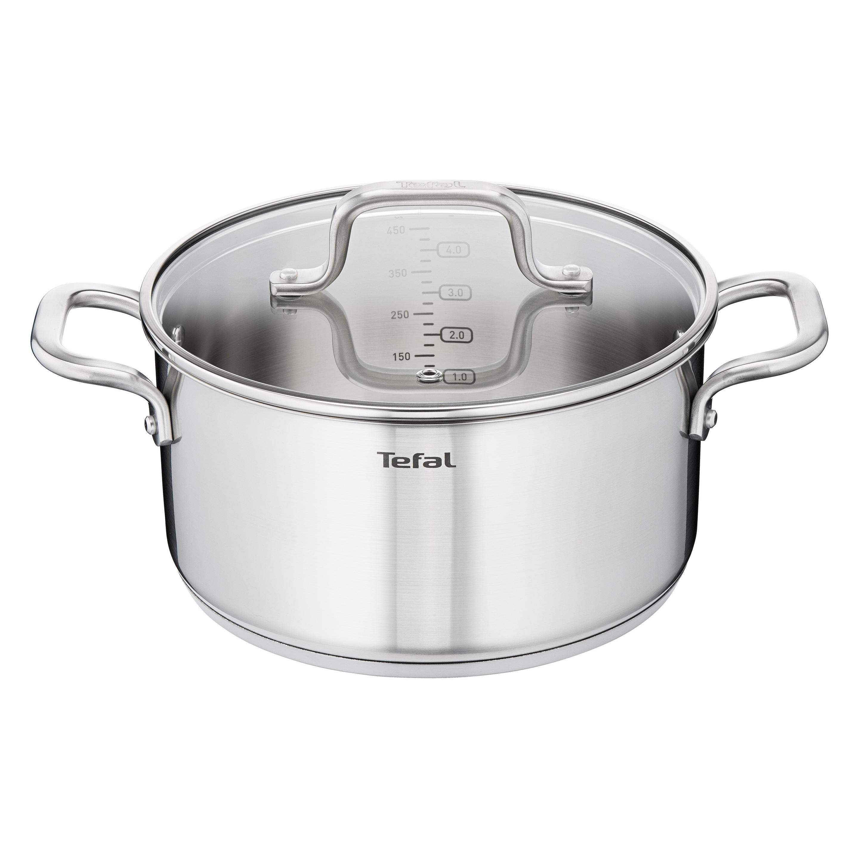 Tefal Virtuoso Kookpan (Bratpfanne, Kochtopf, Edelstahl, 24 x 15 cm) (E4924675)