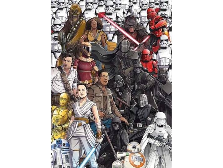 Komar DX4-075 Star Wars Retro Cartoon Papier peint photo non tissé 200 x 280 cm Largeur 50 cm