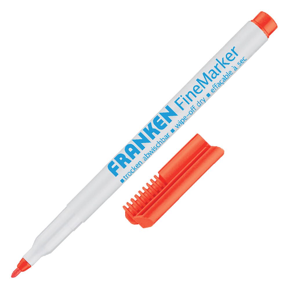 FRANKEN Whiteboard- und Flipchart-Marker Rot Z1991 01