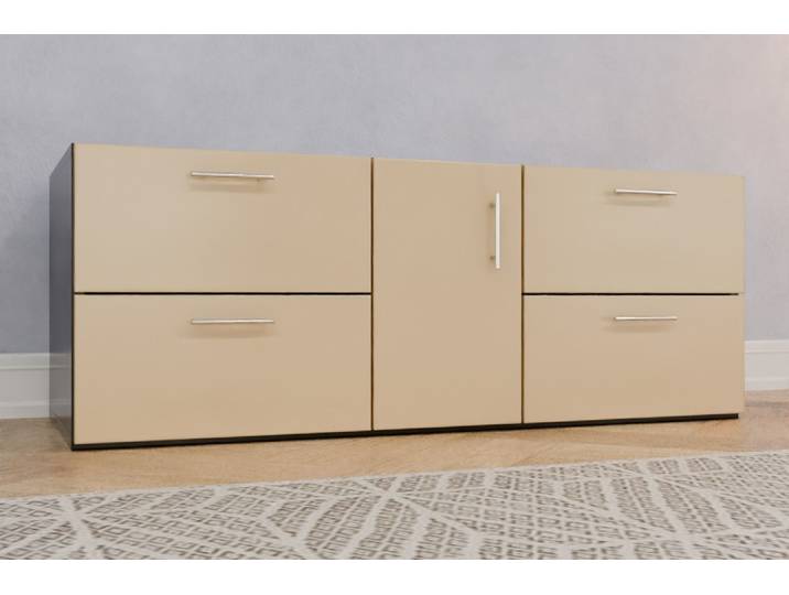 Lowboard nach Maß - RAL 1014 Elfenbein - 45x119x50cm - Individuell konfigurieren