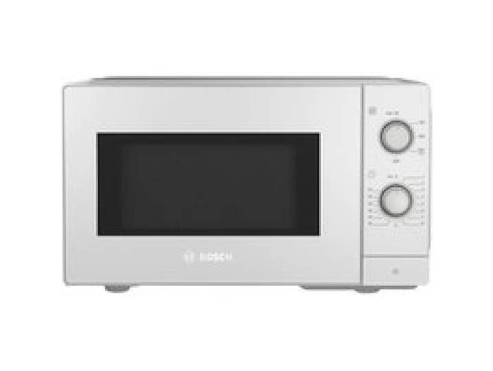 Micro-ondes - BOSCH - SERIE 2 FL020MW0 - 800 W - Blanc - Pose libre