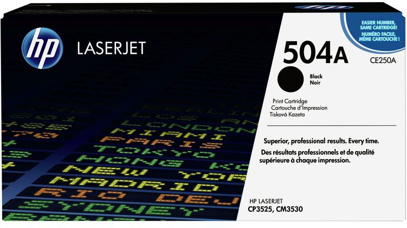 HP 504A (CE250A) - Noir - Toner Noir