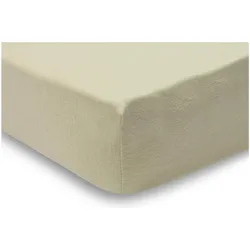 Jollein, Fixleintuch Babybett, Spannbettlaken Jersey 70/75x140/150cm - Soft Matcha (140 x 70 cm)