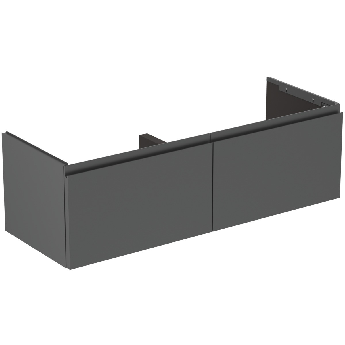 Ideal Standard Möbeldoppel-Waschtischunterschrank Finesse 1200x440x370mm 2 Auszüge Anthrazit matt, E E3389Y2