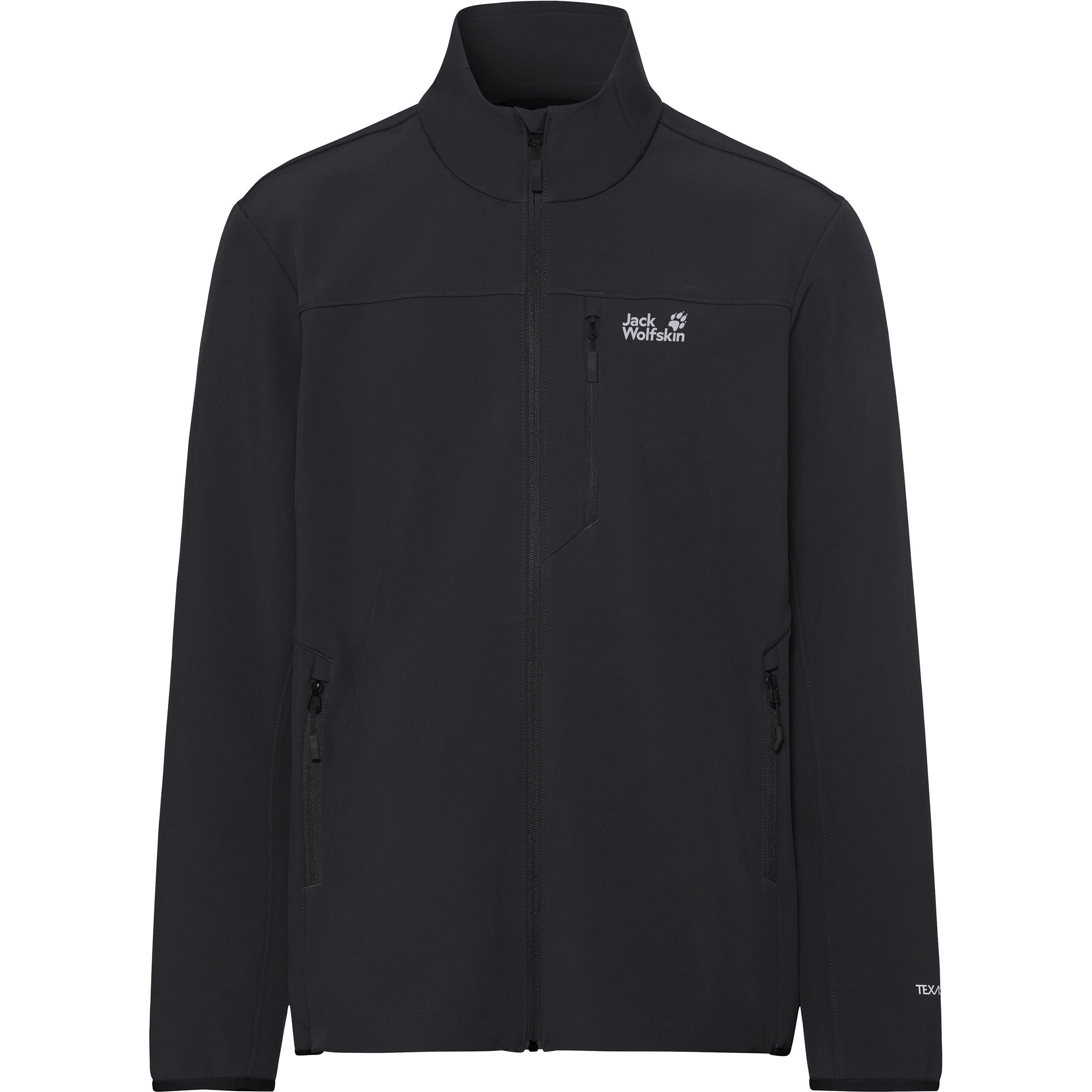 Jack Wolfskin Wild Winds Herren Softshelljacke schwarz Größe L Trekking Elastisch Wasserabweisend