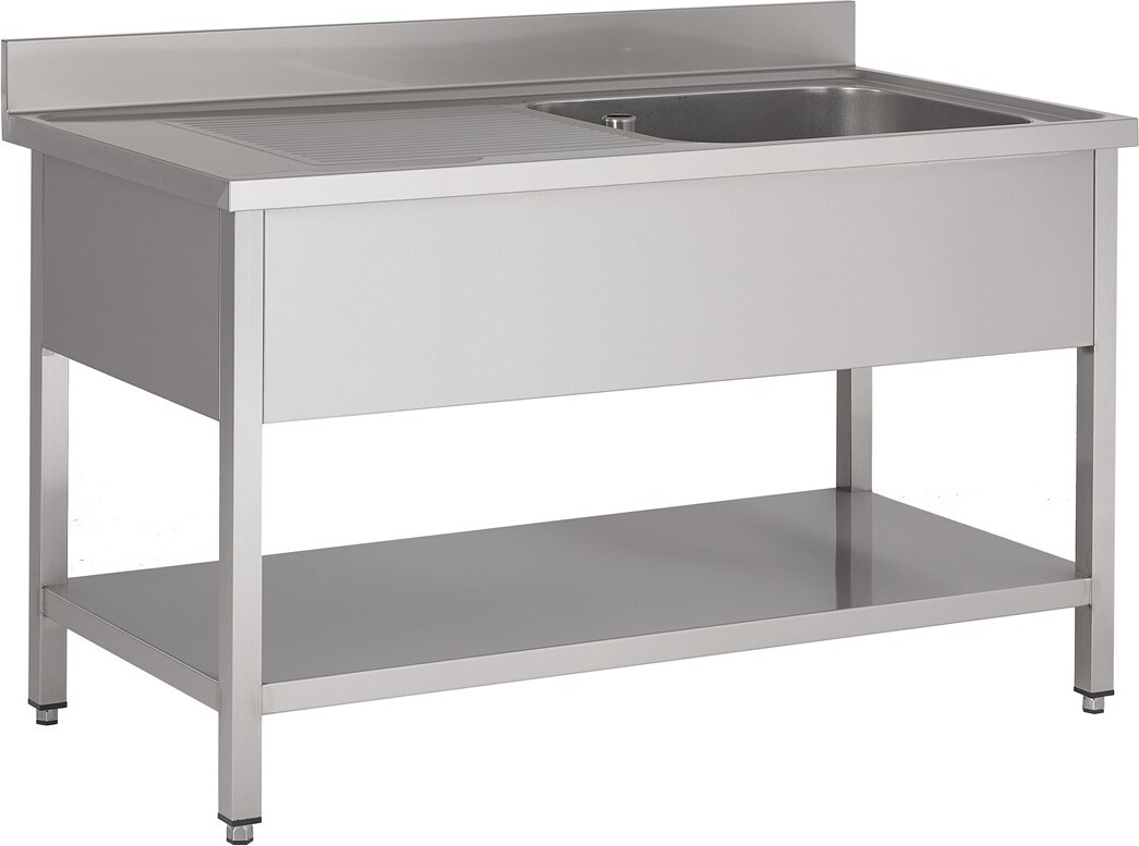 CHEFGASTRO 700 Spültisch Grundboden Rechts BxTxH 1200x700x850mm