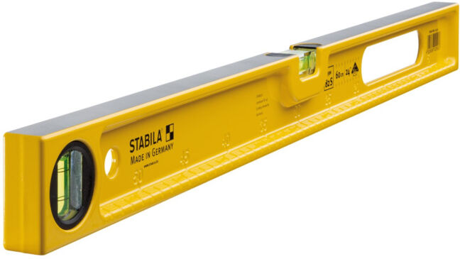 Niveau à bulle STABILA Type 82 S, 60 cm, avec graduation résistante à l’usure (02595)