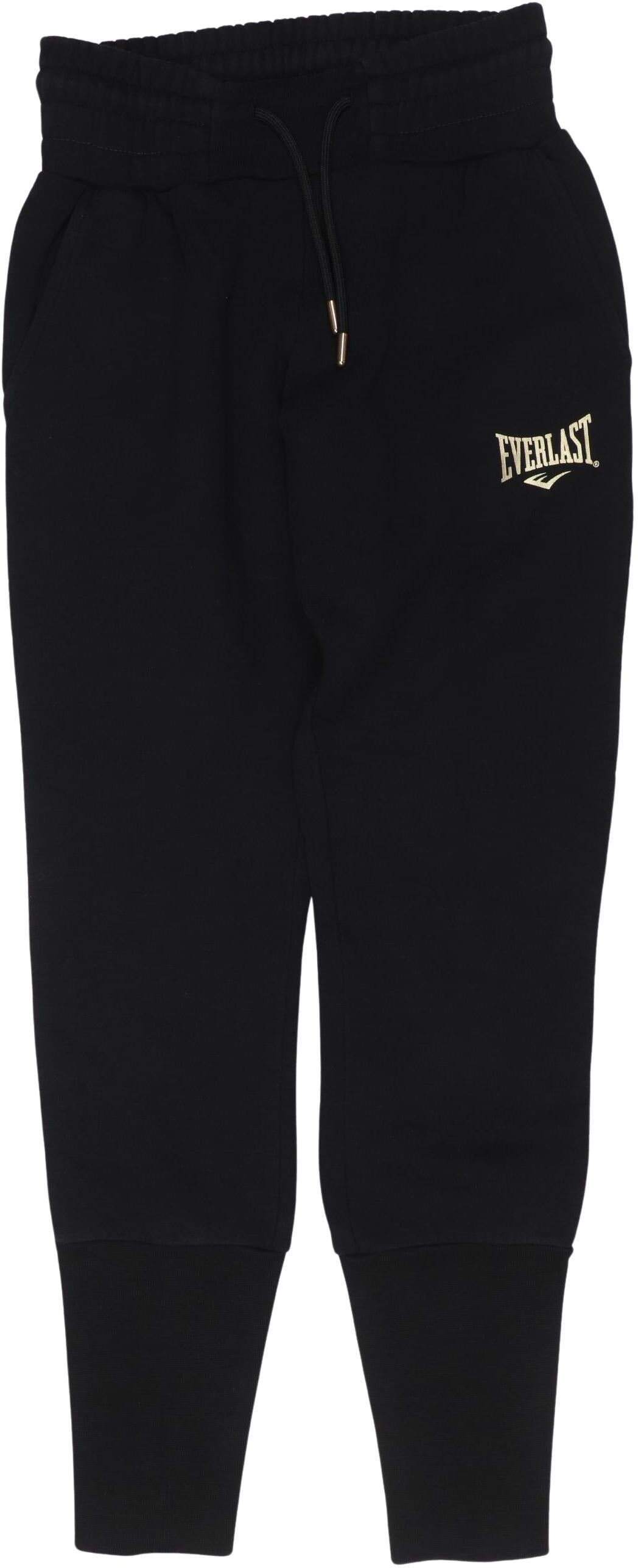 Everlast Damen Stoffhose, Schwarz, Gr. XS, Baumwolle - Second Hand