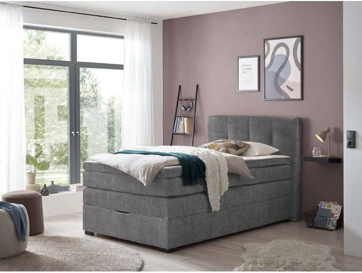 ED EXCITING DESIGN Boxspringbett Fanes, mit Bettkästen