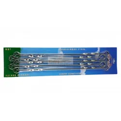 Olymp Handels GmbH Schaschlik Spieße 50cm Edelstahl 10er Pack 2mm