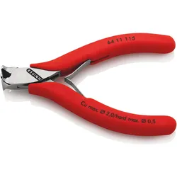 Knipex, Bolzenschneider + Seitenschneider, Elektronik-Vornschneider (115 mm)