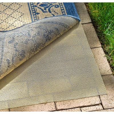 SAFAVIEH Indoor Outdoor Non Slip Anti Skid Grippy Stay in place Rug Pad, Stable on all Hard Floors