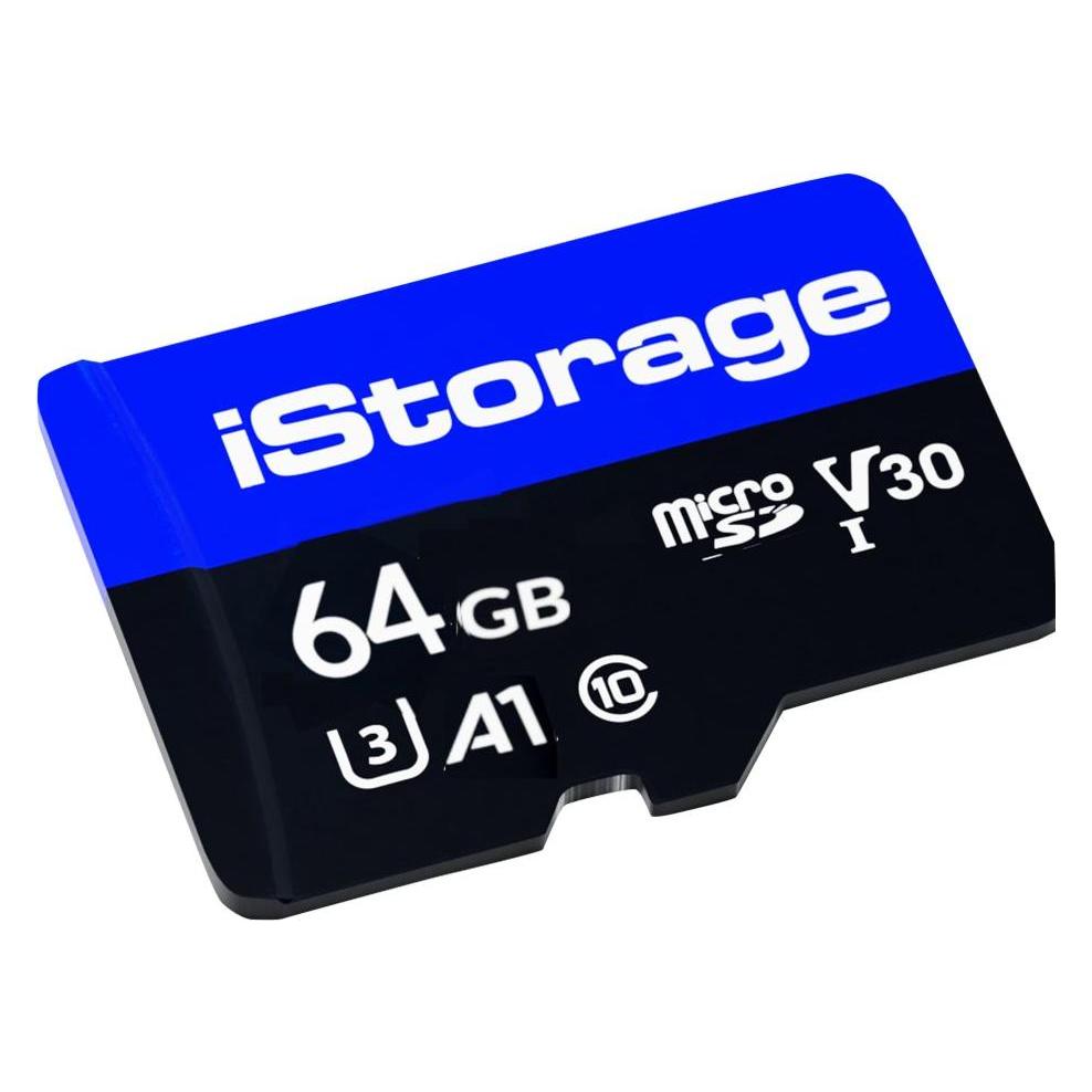 iStorage microSD (1-Pack) (64 GB, microSDXC, UHS-III) (IS-MSD-1-64)