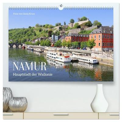 Namur - Hauptstadt der Wallonie (hochwertiger Premium Wandkalender 2027 DIN A2 quer), Kunstdruck in Hochglanz